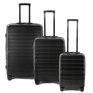 JSA 45550 3er Reisetrolley-Set  ABS schwarz