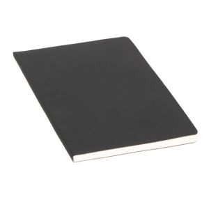 Alassio 1132 Notizbuch A5 liniert Papier schwarz-matt