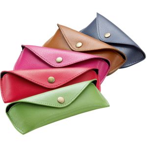 Alassio 2684 Brillen-Etui Leder rosa