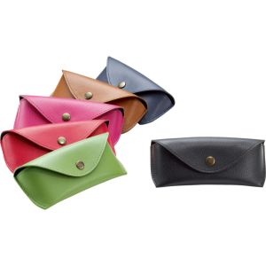 Alassio 2694 Brillen-Etui Leder rosa