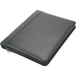 Alassio 30010 Ringbuchmappe A4 MONZA Leder schwarz