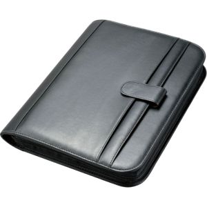 Alassio 30040 Ringbuchmappe A4 RICCIONE FINEtouch-Lederimitat schwarz