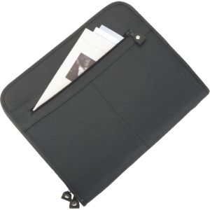Alassio 30042 Reißverschlussmappe MILANO FINEtouch-Lederimitat schwarz