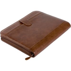 Alassio 30053 Ringbuchmappe A4 VITERBO FINEtouch-Lederimitat braun