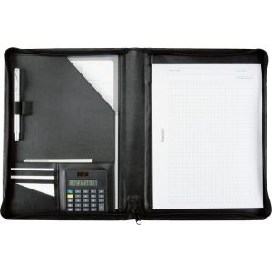 Alassio 30055 Schreibmappe A4 CATANA Leder schwarz