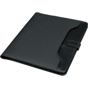 Alassio 30073 Schreibmappe A4 FANO FINEtouch-Lederimitat schwarz