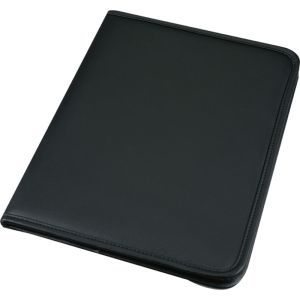 Alassio 30099 Schreibmappe A4 SAVONA Lederimitat schwarz