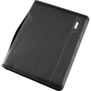 Alassio 30115 Orgamappe A4 SALERNO Lederimitat schwarz / black