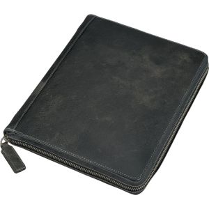 Pride and Soul 41102 Tablet-PC Hülle FLUSH Leder schwarz-grau