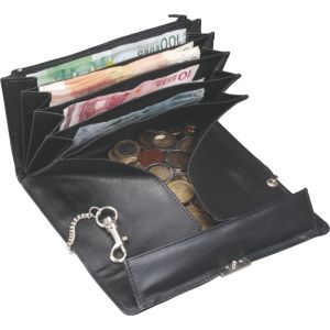 Alassio 42064 Kellnerbörse Leder schwarz