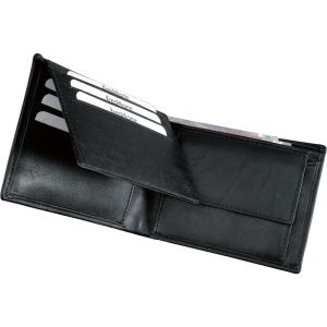 Alassio 42102 Geldbörse Querformat Leder schwarz