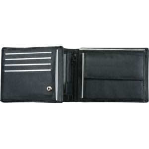 Alassio 42156 Geldbörse im Querformat Leder schwarz