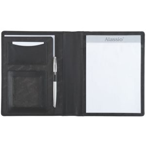 Alassio 43008 Schreibmappe A5 BORMIO Leder schwarz