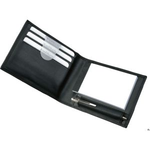 Alassio 43035 Notizblock-Etui GUBBIO Leder schwarz