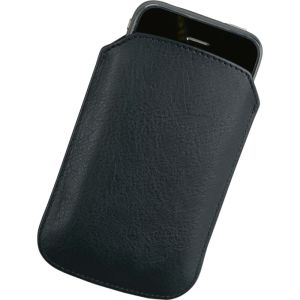 Alassio 43075 Smartphone Hülle Leder schwarz