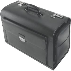 Alassio 45057 Pilotenkoffer VERONA Leder schwarz