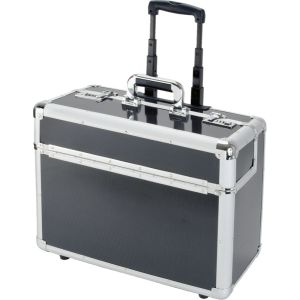 ALUMAXX 45129 Pilotenkoffer C-2 Aluminium silber-carbon