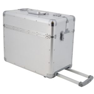 SONOVO 45165 XXL Pilotenkoffer EXCELSIOR Aluminium silber