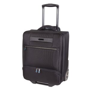 LIGHTPAK 92700 Executive Line Overnight Laptopcase QUEBEC Polyester schwarz mit silbergrauer Applikation