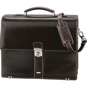 Alassio 47022 Aktentasche MONACO Leder dunkelbraun-antik