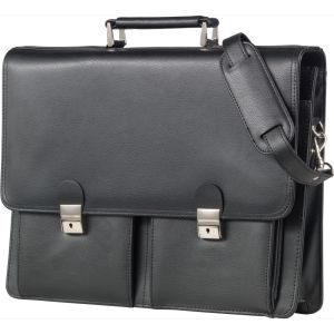 Alassio 47117 Aktentasche VENETO Leder schwarz