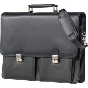 Alassio 47118 Aktentasche VENETO Lederimitat schwarz