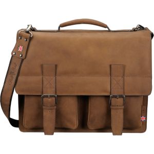 Pride and Soul 47132 Aktentasche EARL  Leder hellbraun