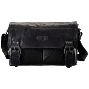Pride and Soul 47501 Postbag M Qeens's Sensation Leder Dark Charcoal
