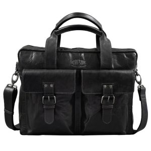 Pride and Soul 47502 Laptopbag Real Me Leder Dark Charcoal