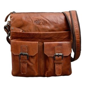 Pride and Soul 47602 Postbag M "Lilly Little" Leder Shiny Brandy