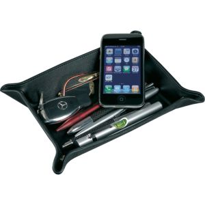 Alassio 52004 Utensilienschale Leder schwarz
