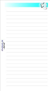Divebook 81034 Logbuch Einlagen NOTIZEN Papier weiß