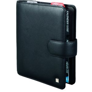 bind T 500-1 Manager-Planer A5 ohne Kalender Leder schwarz
