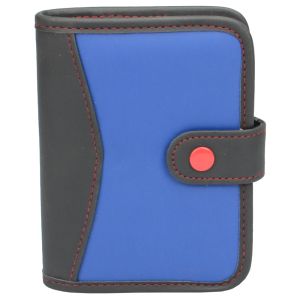 bind T 16 Systemplaner A7 FINEtouch-Lederimitat mutlicolor (blau/schwarz/rot)